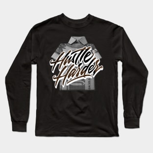 Hustle Harder Palomino Retro Sneaker Long Sleeve T-Shirt